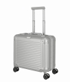 Walizka Business Pilotka Next  Aluminium 4 koła Premium Srebrna