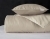 Pościel Pure z Makosatyny bawełnianej 160x200 Beżowa Piaskowa Premium   