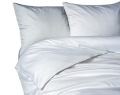 Pościel Pure z Makosatyny bawełnianej 180x200 Biała Premium 