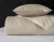 Pościel Pure z Makosatyny bawełnianej 180x200 Beżowa Piaskowa Premium   