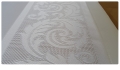 Obrus plamoodporny BIAŁY 140x240 Mesa LAURA  
