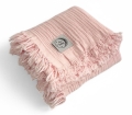 Kocyk dziecięcy 100x120 Muślinowy Be Baby Różowy miękki