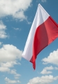Flaga Polski 112x75 Biało Czerwona