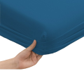 Prześcieradło JERSEY Z GUMKĄ 140x200 Niebieskie Denim