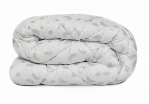 Kołdra 140x200 Całoroczna Antyalergiczna w piórka srebrne PREMIUM