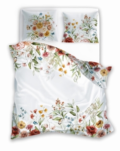 Pościel Satynowa 160x200 Cyfrowo drukowana Nobile Kwiaty