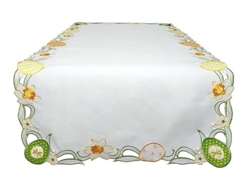 Bieżnik Świąteczny 40x140 haftowany Wielkanocne Pisanki