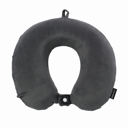 Poduszka podróżna popielata szara