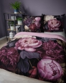 Pościel Holenderska 160x200 Kwiaty Purpurowe Holland Premium