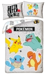 Pościel Młodzieżowa 140X200 Pokemony Pikaczu Oryginalna licencja Mikrofibra  