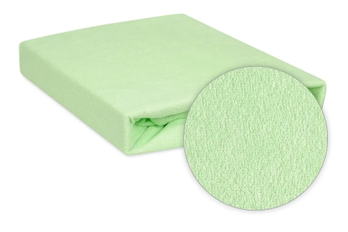 Prześcieradło FROTTE Z GUMKĄ 60x120 Zielony Seledyn