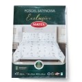Pościel Satynowa 160x200 EXCLUSIVE Jasna Kwiatowa