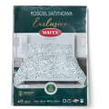Pościel Satynowa 160x200 EXCLUSIVE Liście w odcieniach zieleni