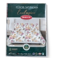 Pościel Satynowa 160x200 EXCLUSIVE  Kwiaty kolorowe Wiosenna 