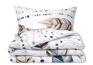 Pościel Satynowa 220x200 EXCLUSIVE  Piórka Wiosenna  