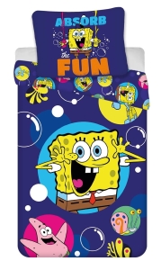 Pościel niemowlęca 100x135 + 40x60 Sponge Bob