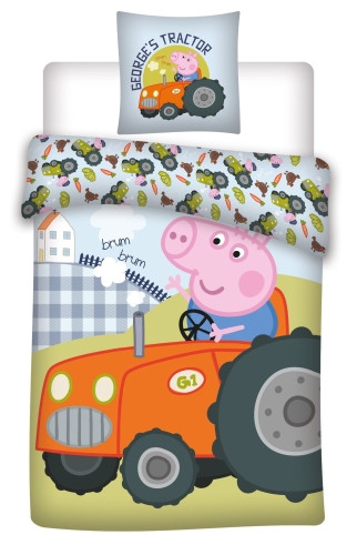 Pościel niemowlęca 100x135 + 40x60 Peppa Świnka