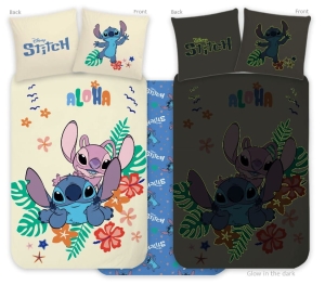 Pościel Niemowlęca Świecąca w ciemności 100x135 + 40x60 Lilo i Stich
