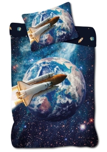 Pościel Młodzieżowa 140x200 Kosmos Planety 