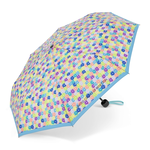 Parasol Benetton Super Mini AC wzór Kółka Multikolor 