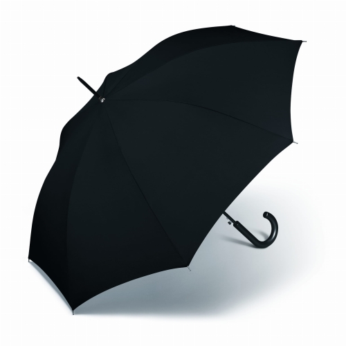 Parasol Happy Rain Długi Long Czarny Automatycznie otwierany