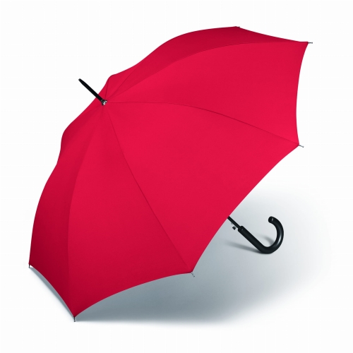 Parasol Happy Rain Długi Long Czerwony Automatycznie otwierany 
