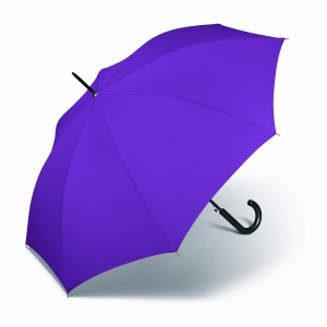 Parasol Happy Rain Długi Long Fiolet Automatycznie otwierany 