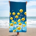 Ręcznik Plażowy Kąpielowy XXL 100x180 SUMMER Emotki