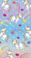 Ręcznik Plażowy Kąpielowy 70x140 SUMMER Jednorożec Unicorn tęczowy