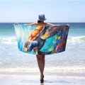 Ręcznik Plażowy Kąpielowy 70x140 SUMMER Żółw Morski