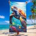 Ręcznik Plażowy Kąpielowy 70x140 SUMMER Żółw Morski