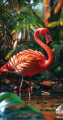 Ręcznik Plażowy Kąpielowy 70x140 SUMMER Flaming