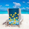 Ręcznik Plażowy Kąpielowy 70x140 SUMMER Emotki 