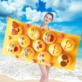 Ręcznik Plażowy Kąpielowy 70x140 SUMMER Emotki Buźki 
