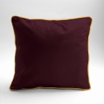 Poszewka Pure z Makosatyny bawełnianej 40x40 Bordowa