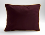Poszewka Pure z Makosatyny bawełnianej 70x80 Bordowa Premium      