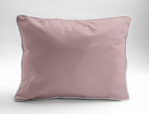 Poszewka Pure z Makosatyny bawełnianej 70x80 Różowa Pudrowa Premium    