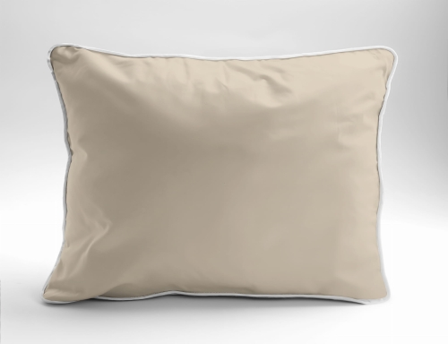Poszewka Pure z Makosatyny bawełnianej 70x80 Beż Piaskowy Premium      