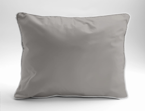 Poszewka Pure z Makosatyny bawełnianej 50x60 Beżowa  Premium    