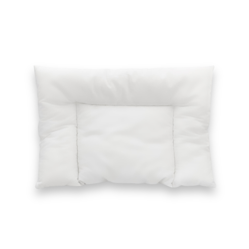 Poduszka Niemowlęca 40x60 Antyalergiczna BioSleep pikowana płaska z zamkiem naturalna   