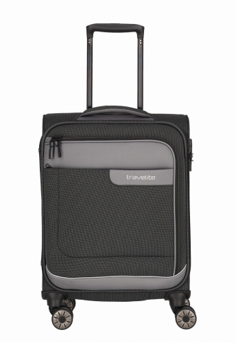 Walizka TRAVELITE VIA szara czarna MAŁA 55cm 