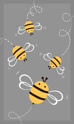 Ręcznik dziecięcy do rąk do przedszkola 30x50 Pszczółki