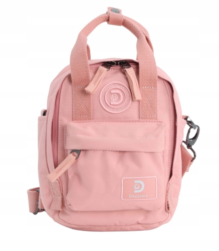 Torba na ramię z rączką  Discovery CAVE różowa