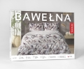 Pościel Bawełniana 220x200cm Kwiaty różowe na jasnym tle 
