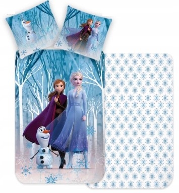 Pościel Niemowlęca 100x135 + 40x60 Kraina Lodu Frozen Elsa i Anna