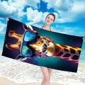 Ręcznik Plażowy Kąpielowy 100x180 SUMMER XXL Żyrafa w okularach