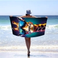 Ręcznik Plażowy Kąpielowy 100x180 SUMMER XXL Żyrafa w okularach