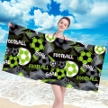 Ręcznik Plażowy Kąpielowy 100x180 SUMMER XXL Piłka Football