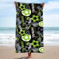 Ręcznik Plażowy Kąpielowy 100x180 SUMMER XXL Piłka Football