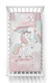 Pościel niemowlęca 90x120 Jednorożec kolorowy Unicorn BAWEŁNA   